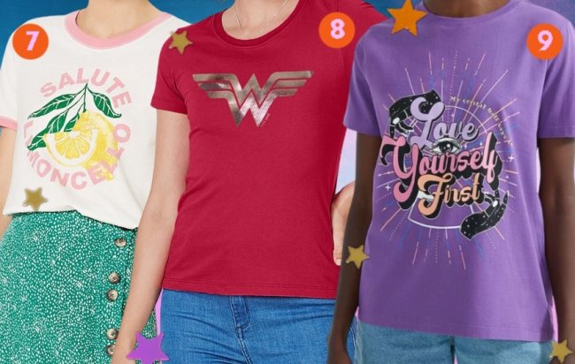 Camisetas com estampas diferentes Camisetas com estampas diferentes