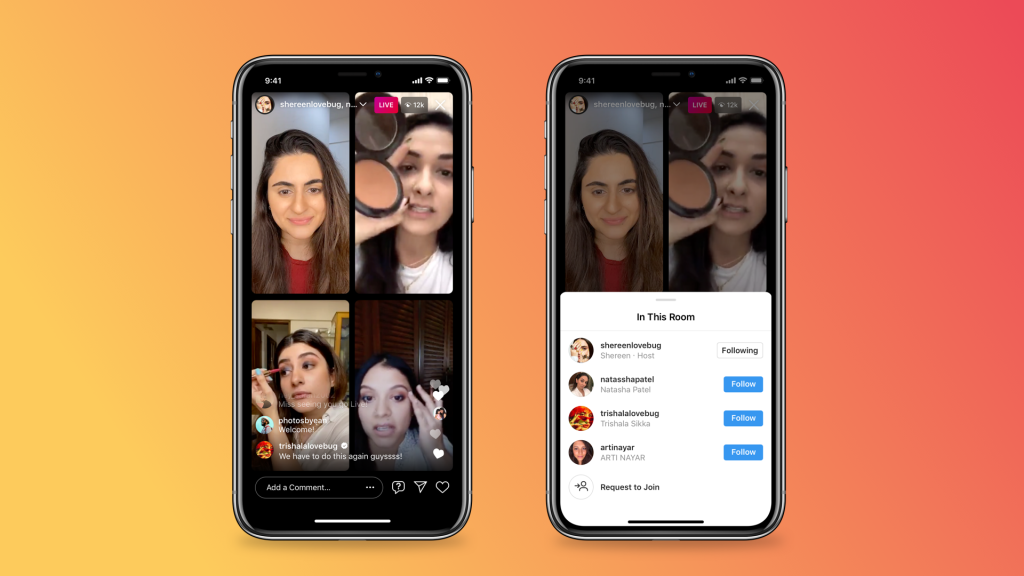 Instagram lança função “Salas Ao Vivo” para lives em grupo; saiba mais!