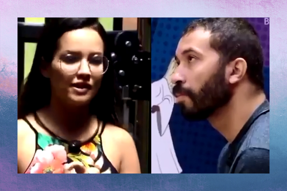 Montagem de Juliette e Gilberto no BBB21