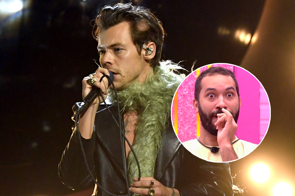 Grammy: look de Harry Styles vira meme e é comparado a Gilberto, do BBB21