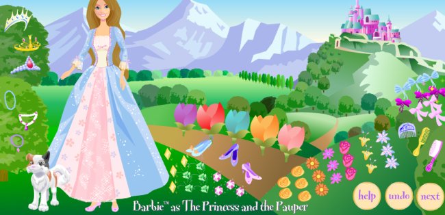 Barbie as The Princess and the Pauper fotos de jogos online antigos que vão mexer com sua memória afetiva