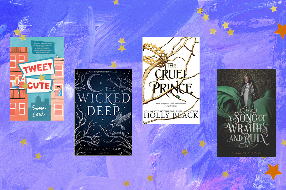 Capas de livros: Tweet Cute, The Wicked Deep, The Cruel Prince, A Song Of Wraiths and Ruin