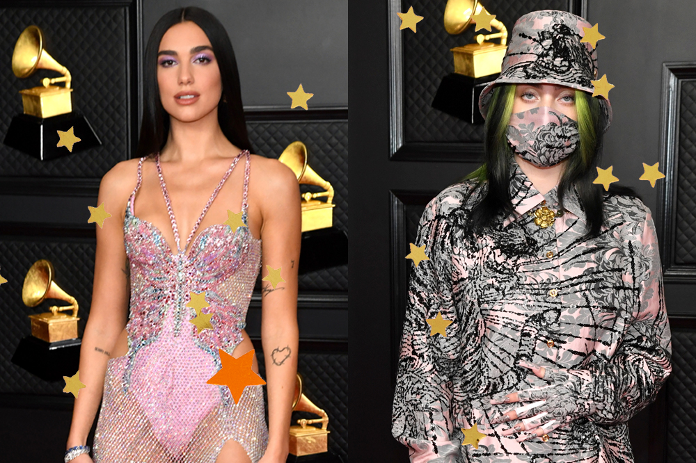 Grammy 2021: Os looks de Dua Lipa, Billie Eilish, Harry Styles e mais