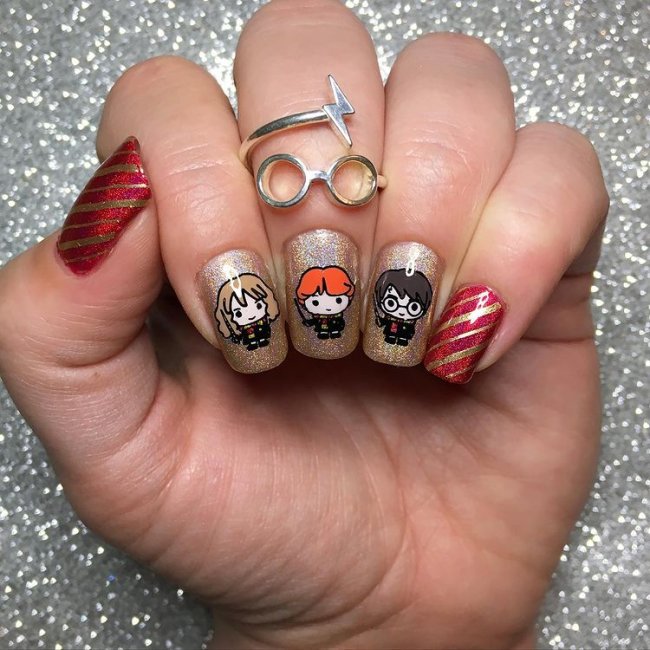Nail Art Harry Potter Nail Art Harry Potter