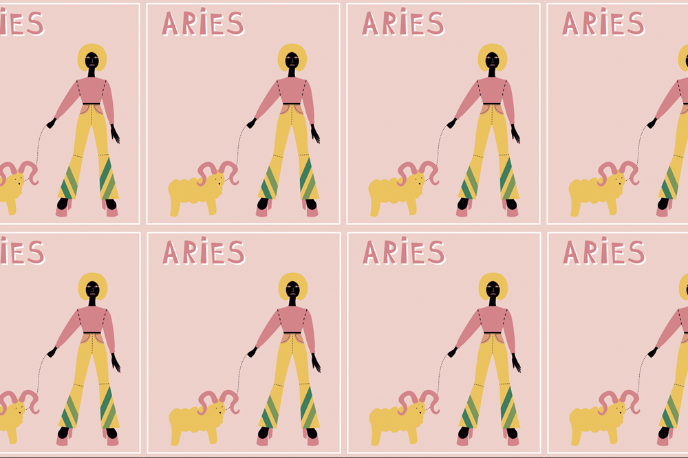 ilustração sobre o signo de Áries