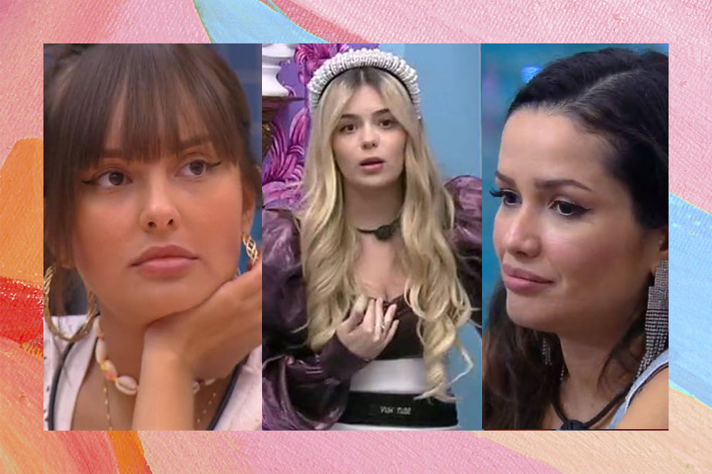 Montagem com Thais, Viih Tube e Juliette no BBB21