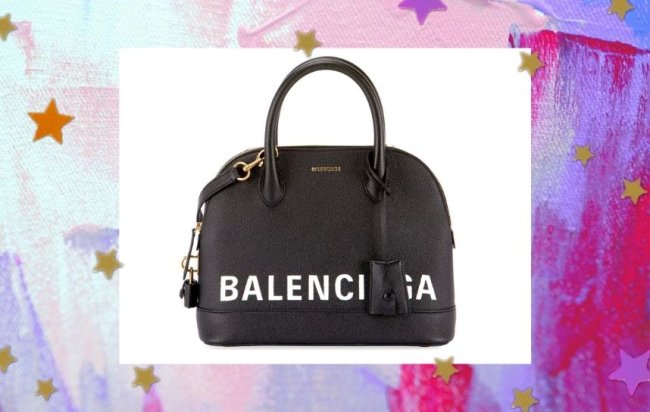 Bolsa Balenciaga Bolsa Balenciaga modelo XXS Top Handle Bag em couro preta.