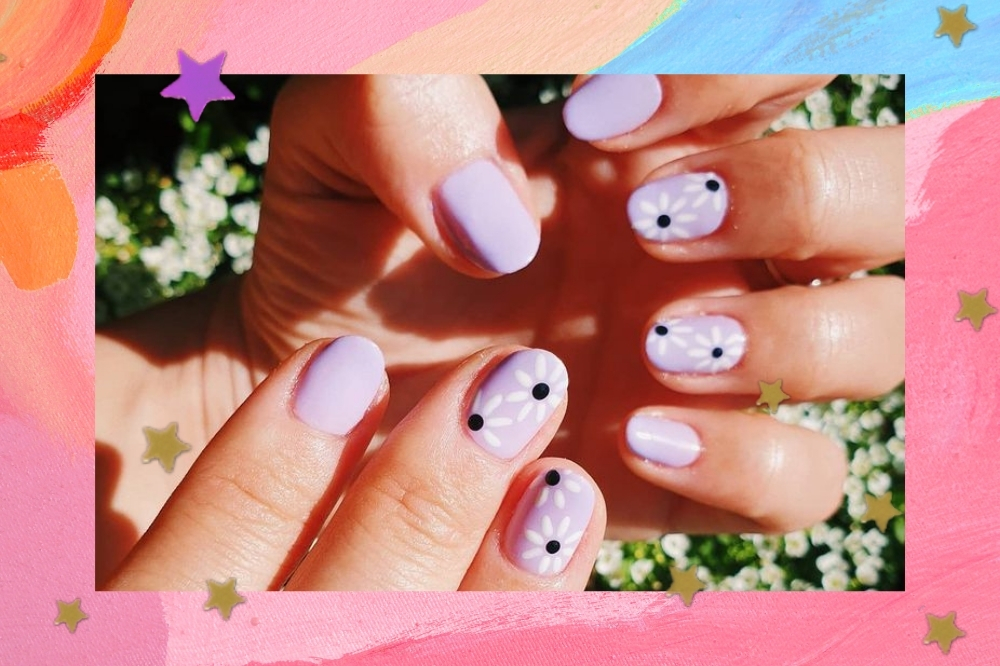 26 ideias de nail art com florzinhas para você se inspirar