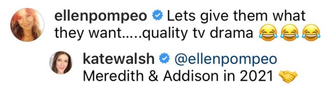 Ellen Pompeo Comentário de Ellen Pompeo sobre retorno de Kate