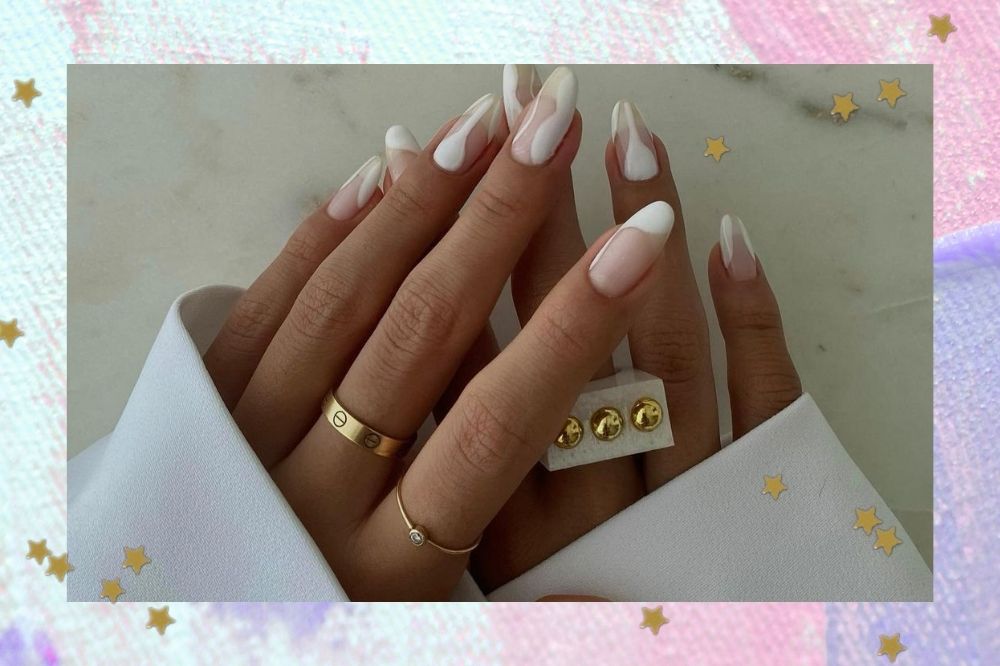 36 nail arts delicadas com esmalte branco para reproduzir