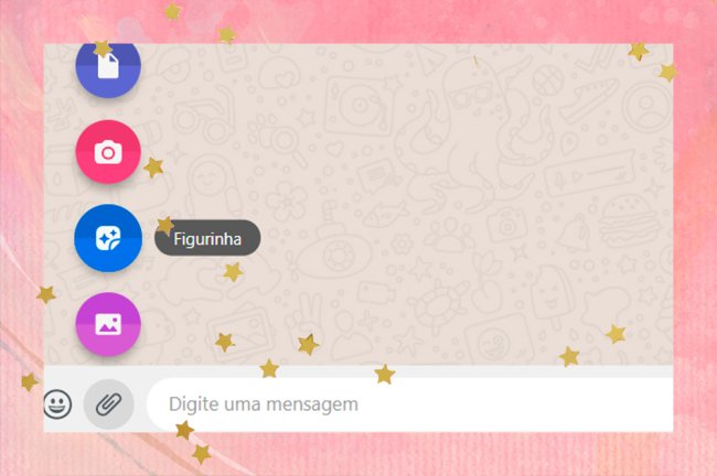 Whatsapp lança função para criar figurinhas personalizadas Interface do Whatsapp