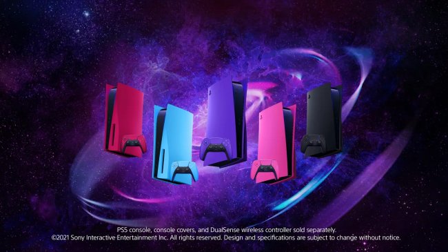 PlayStation 5 anuncia console nas cores rosa, azul e vermelho; veja fotos Imagens dos consoles coloridos do PS5, nas cores vermelho, azul, roxo, rosa e preto