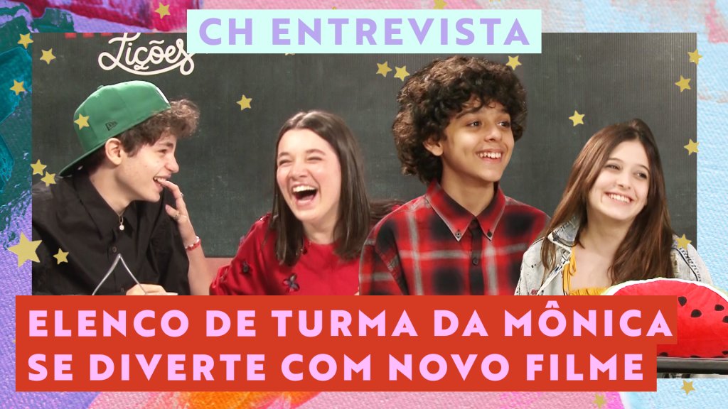 CH Entrevista: Elenco de Turma da Mônica se diverte ao falar de novo filme