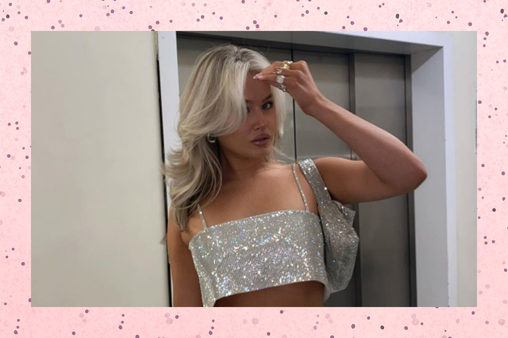 Este top cropped de brilhos é a tendência glamourosa da vez