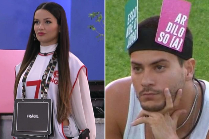 Arthur Aguiar e Juliette Freire no Big Brother Brasil