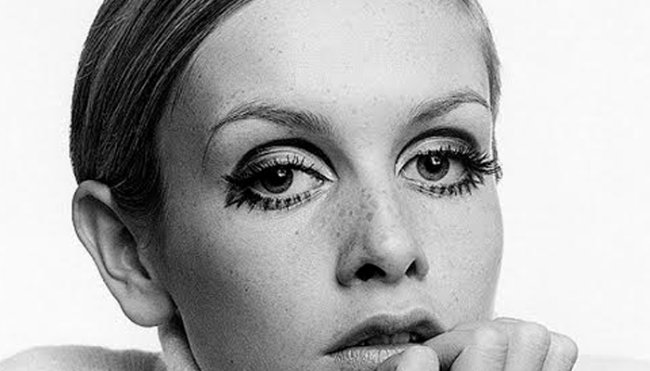 twiggy-sobrancelhas-1960 Sobrancelhas Twiggy anos 60