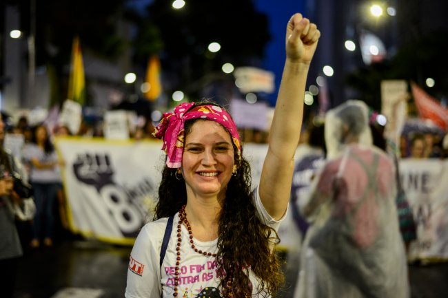 Protesto Dia Internacional das Mulheres