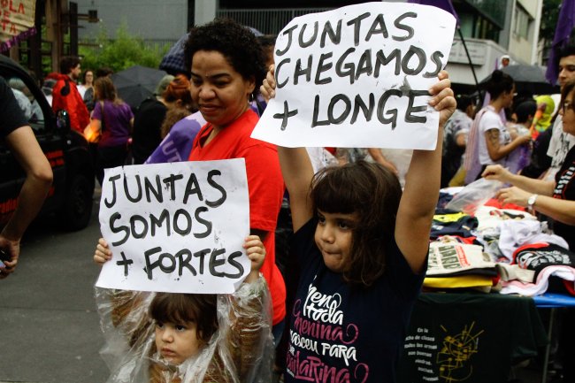 Protesto Dia Internacional das Mulheres