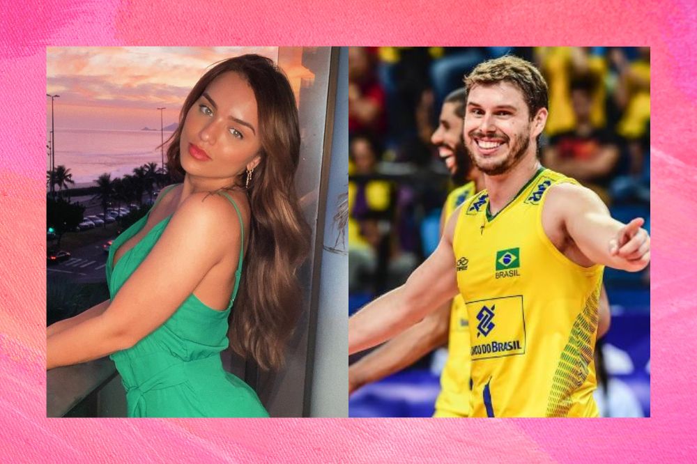 A internet está shippando muito Rafa Kalimann e jogador de vôlei Bruninho