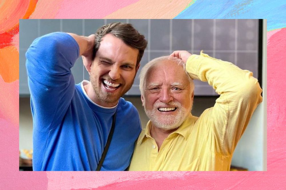 Lucas Bissoli e idoso do meme “chorrindo” se encontram em São Paulo