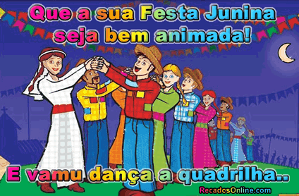 15 provas de que Festa Junina é, disparado, a melhor época do ano Animação de pessoas dançando quadrilha