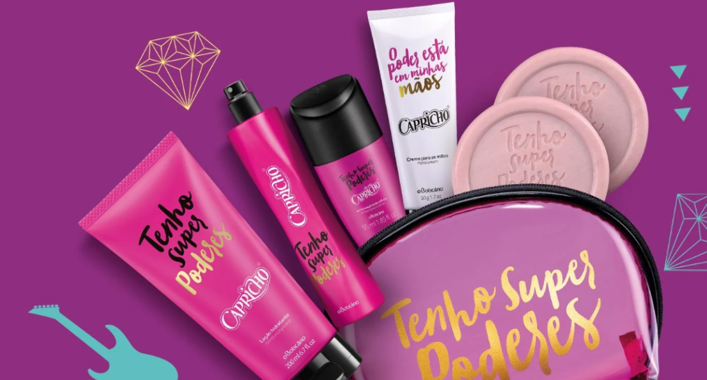 Produtos da Capricho com O Boticário estão com desconto de até 30%