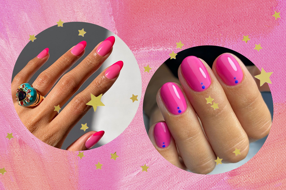 24 ideias de unhas decoradas com esmalte rosa para se inspirar