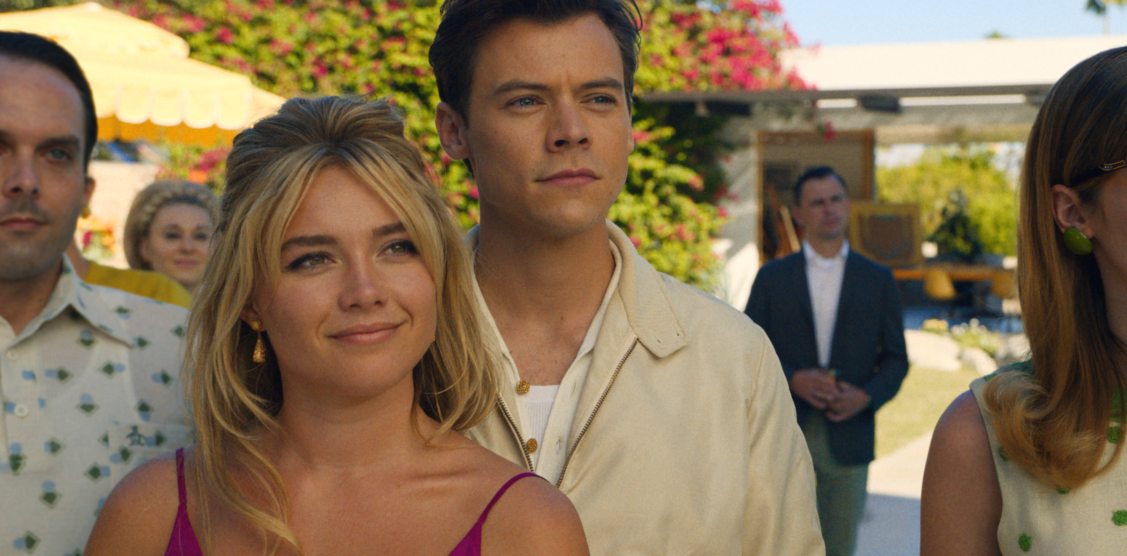 florence-pugh-harry-styles-nao-se-preocupe-querida-02 Florence Pugh e Harry Styles em cena do filme Não Se Preocupe, Querida