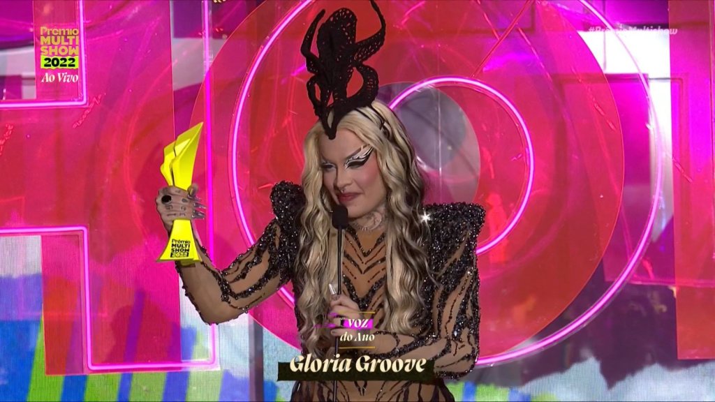 Gloria Groove no Prêmio Multishow 2022