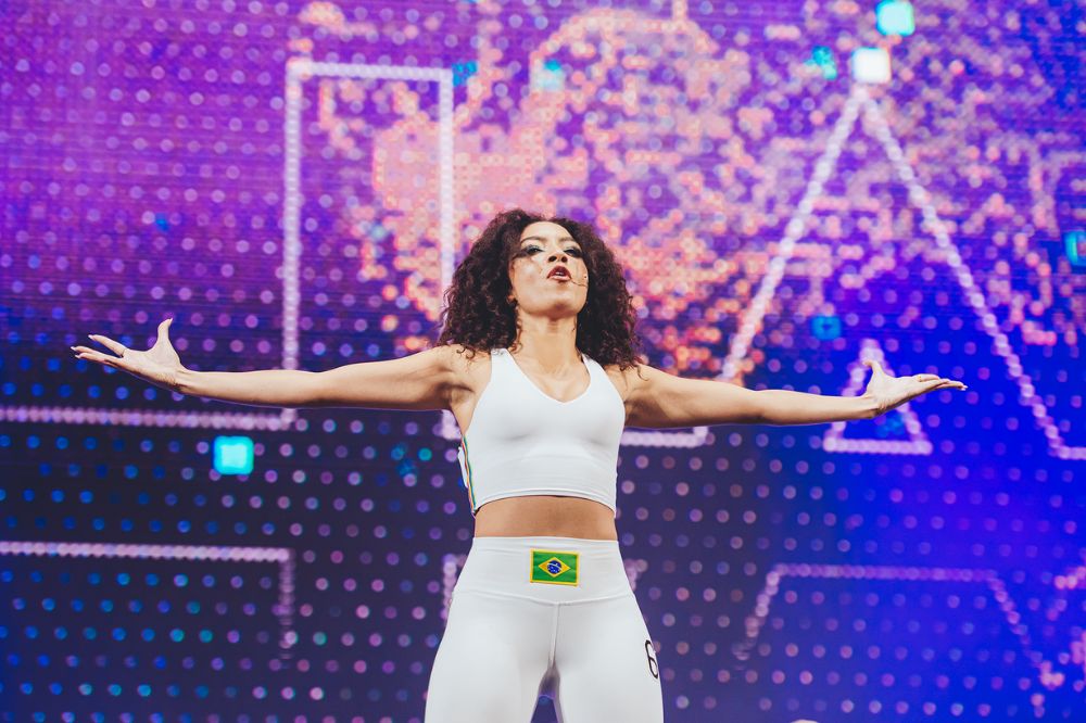 Any Gabrielly na Forever United Tour, em São Paulo