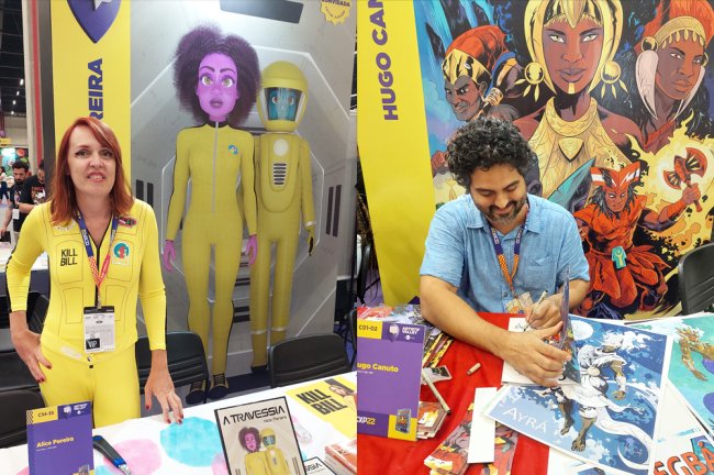 É arte? O que pensam os artistas da CCXP sobre Apps como o Lensa, de IA Alice Pereira e Hugo Canuto na CCXP22