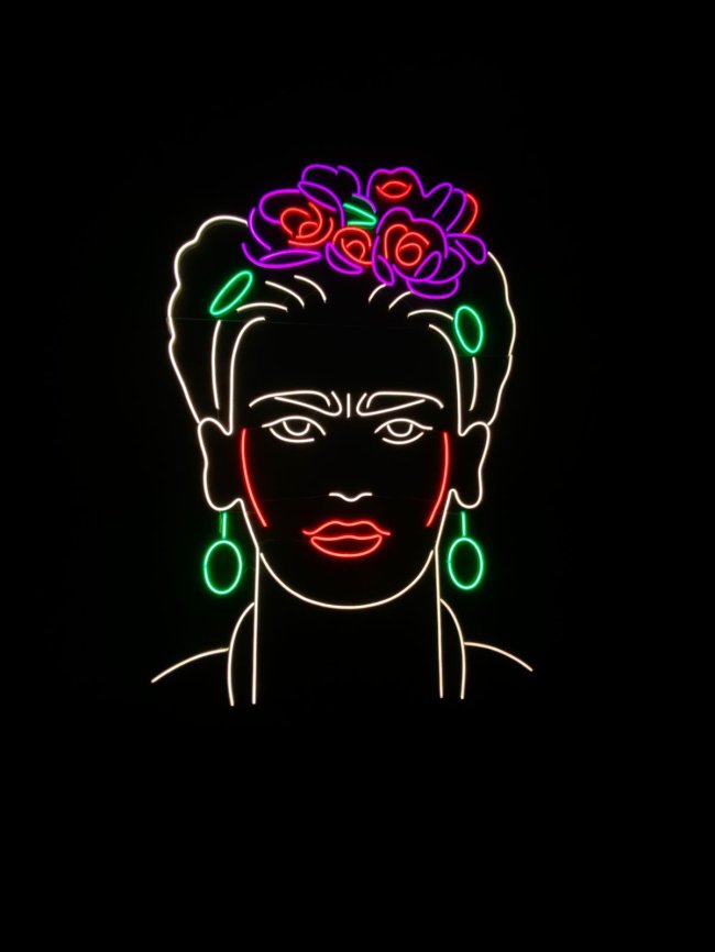 WhatsApp Image 2023-01-31 at 15.46.21 Painel de LED da Frida Kahlo na exposição