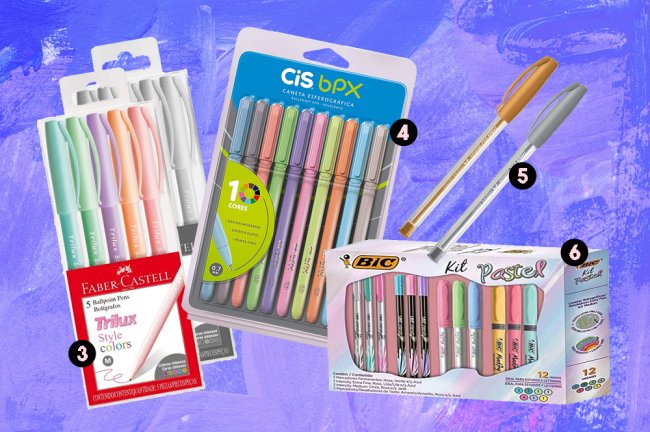 11 kits de canetas coloridas para você incrementar seu material escolar Kits de canetas coloridas