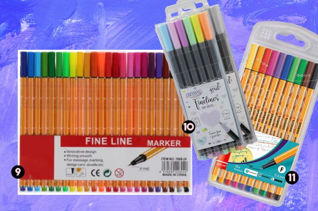 11 kits de canetas coloridas para você incrementar seu material escolar Kits de canetas coloridas