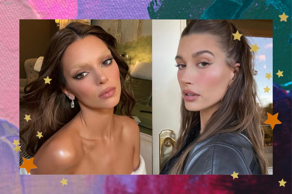 Os segredos da maquiagem natural de Kendall Jenner e Hailey Bieber