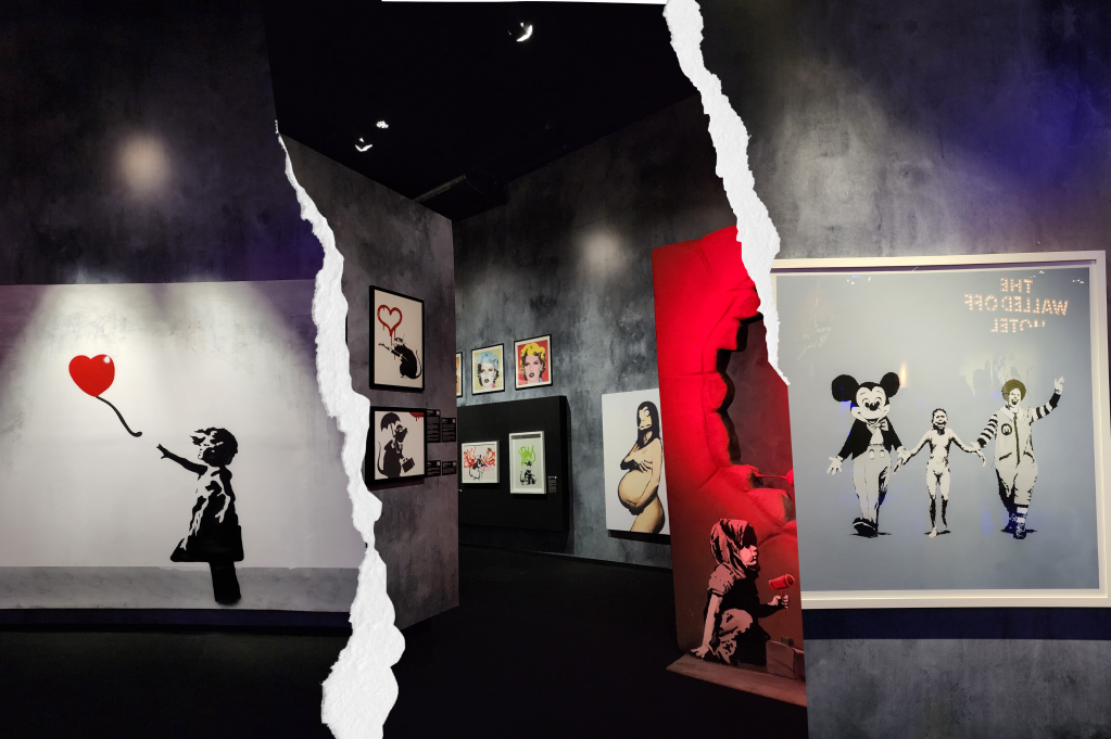 6 críticas sociais e políticas que você vê na exposição The Art of Banksy