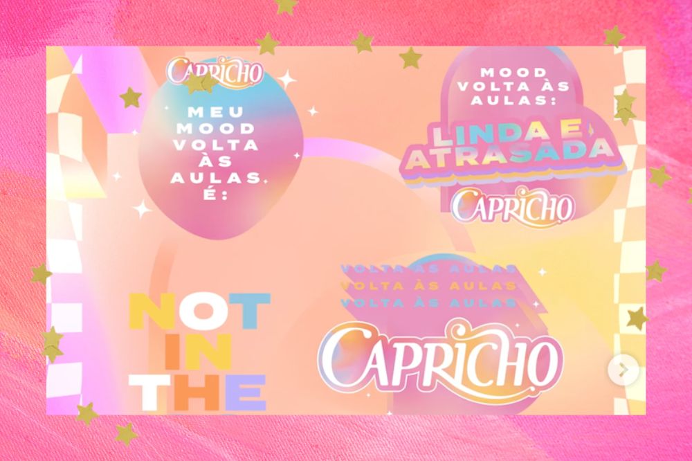 Compartilhe seu mood Volta às Aulas com os gifs exclusivos da CAPRICHO