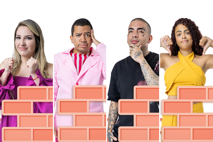 Enquete BBB23: Amanda, Bruno, MC Guimê ou Paula, quem deve ser eliminado?