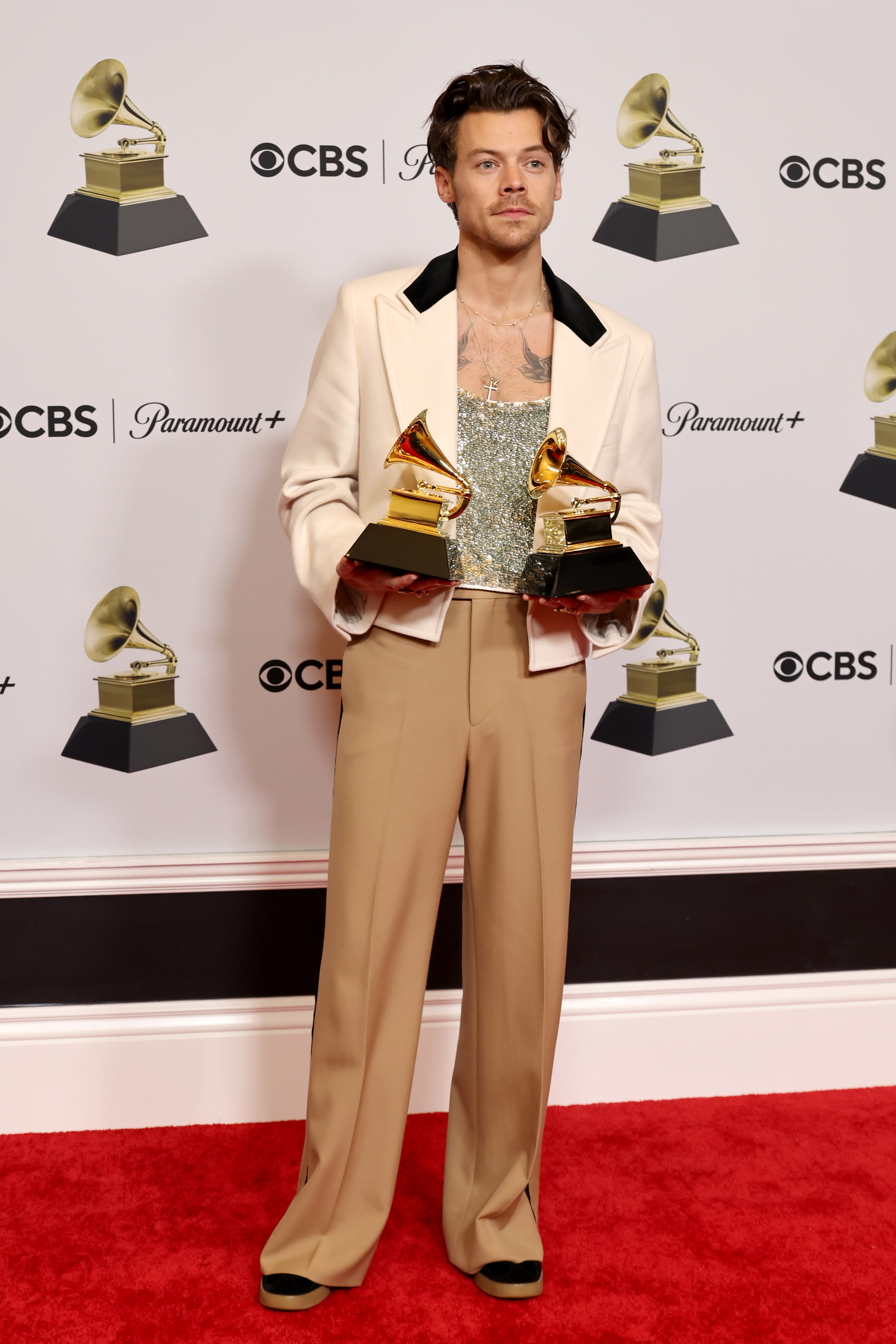 65th GRAMMY Awards – Press Room Harry Styles no Grammy Awards 2023