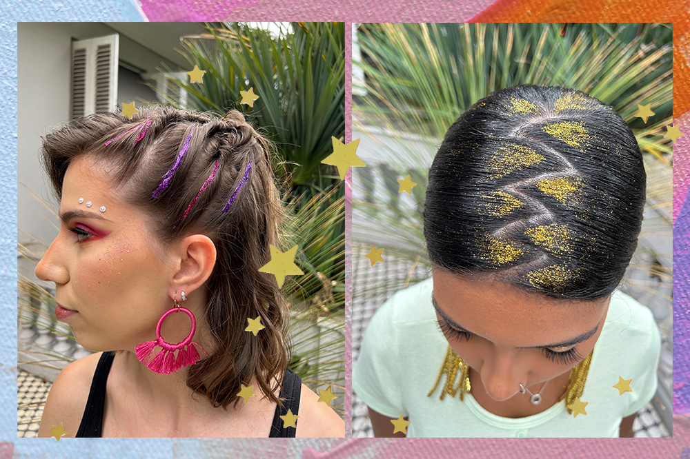 Tutorial: dicas de maquiagem e penteado com brilhos para usar no Carnaval