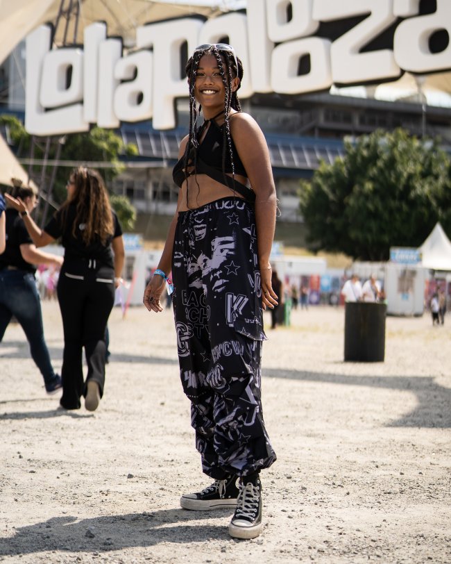 look-calca-baggy-lollapalooza2023 Look calça baggy no Lollapalooza 2023