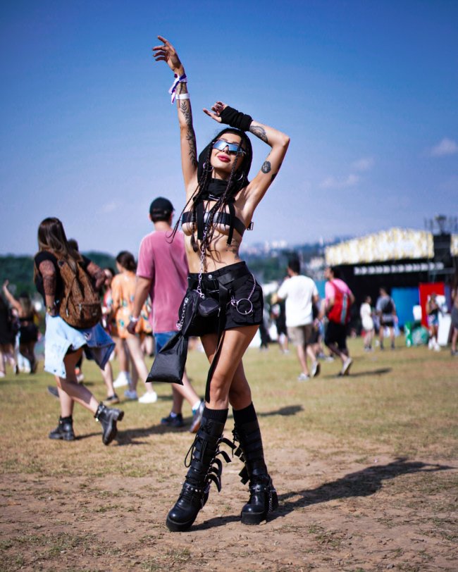look-saia-cargo-lollapalooza2023 Look saia baggy Lollapalooza 2023