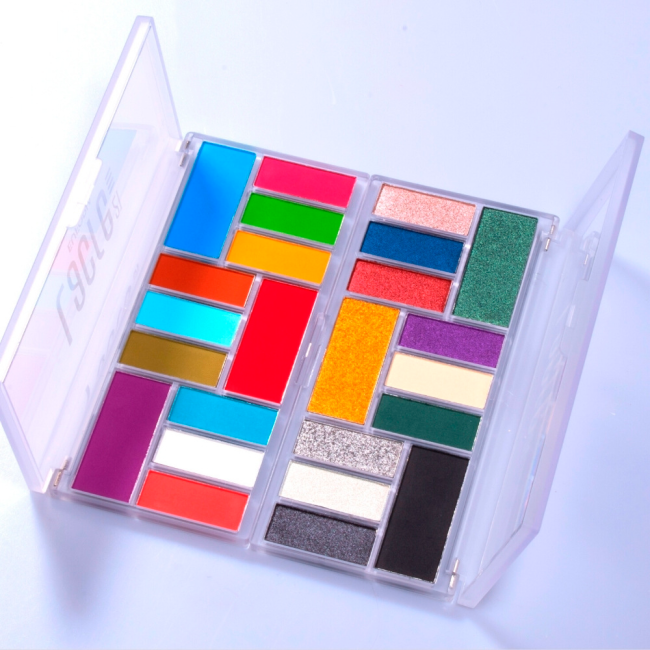 Paletas de Sombras Euforia Rainbow e Shimmer Giulia Benite 3 Paletas de Sombras Euforia Rainbow e Shimmer Giulia Benite