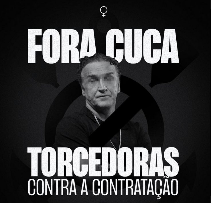 Respeita as minas? Torcedoras protestam após Corinthians contratar Cuca