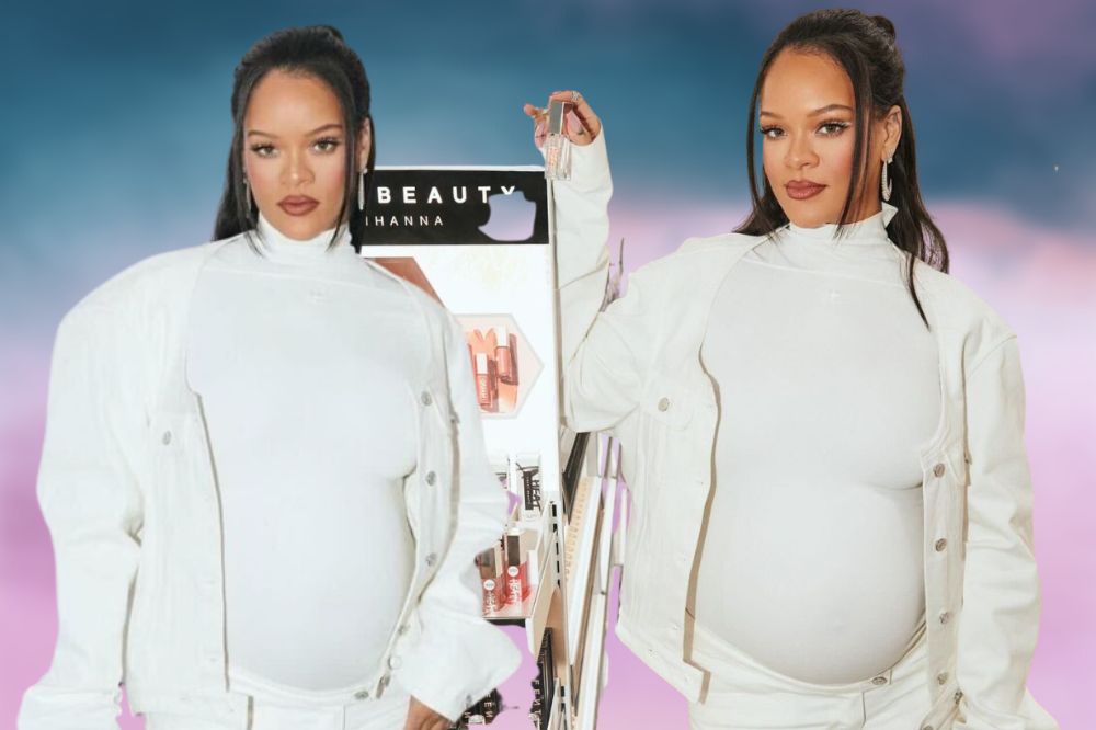 Look ‘all white’ da Rihanna prova que ela é a grávida mais elegante