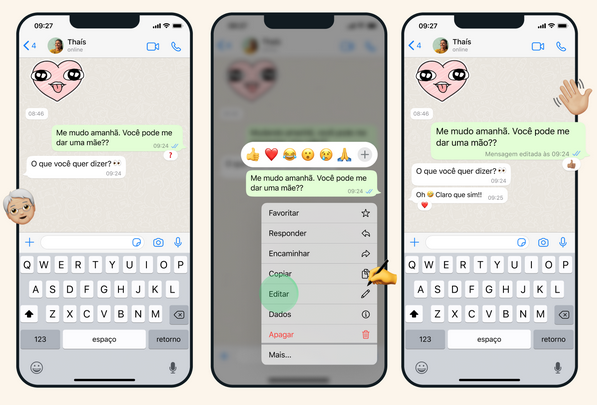 Agora será possível editar uma mensagem já enviada no WhatsApp