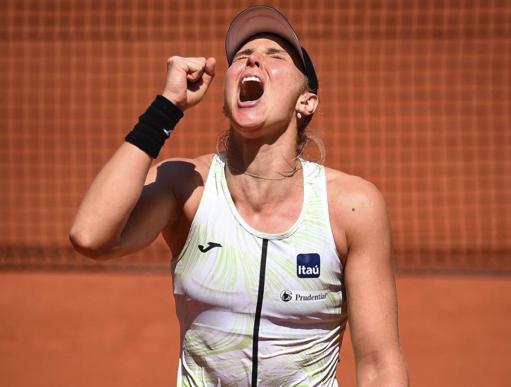 O feito histórico de Bia Haddad para o tênis feminino em Roland Garros