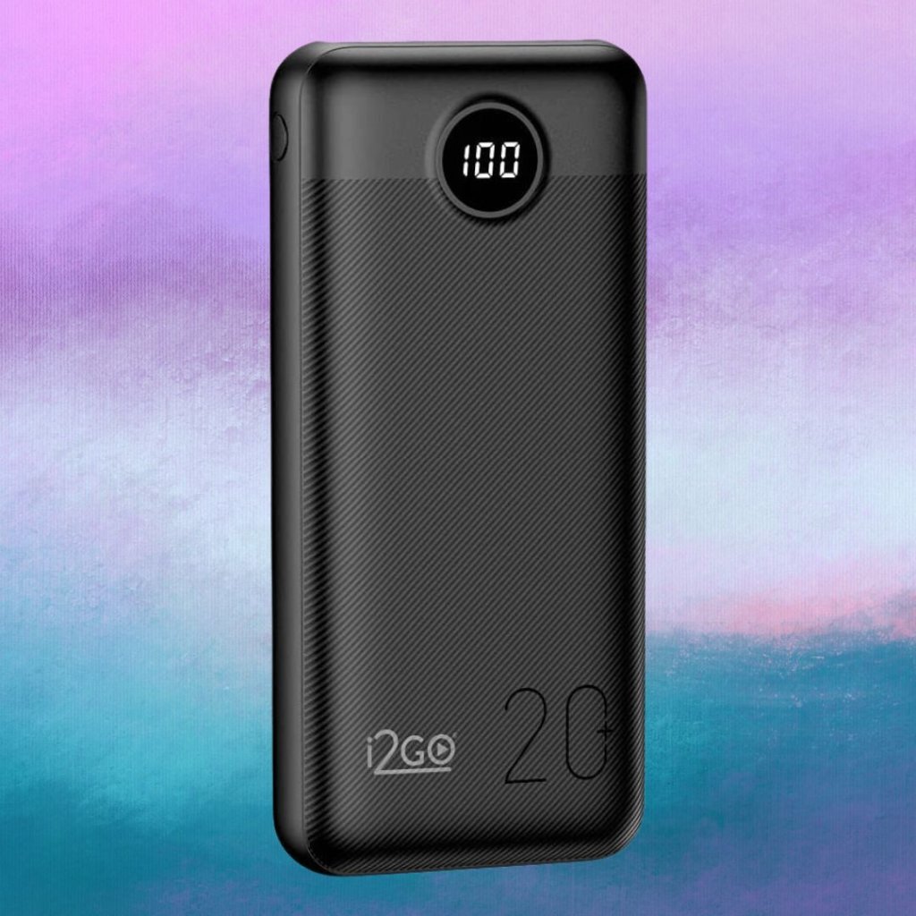 Carregador Portátil (Power Bank) Ultra Rápido 20000mAh Power Delivery 20W 2 Saídas USB + 1 Saída/Entrada USB-C Preto I2GO - I2GO PRO Carregador Portátil (Power Bank) Ultra Rápido 20000mAh Power Delivery 20W 2 Saídas USB + 1 Saída/Entrada USB-C Preto I2GO - I2GO PRO