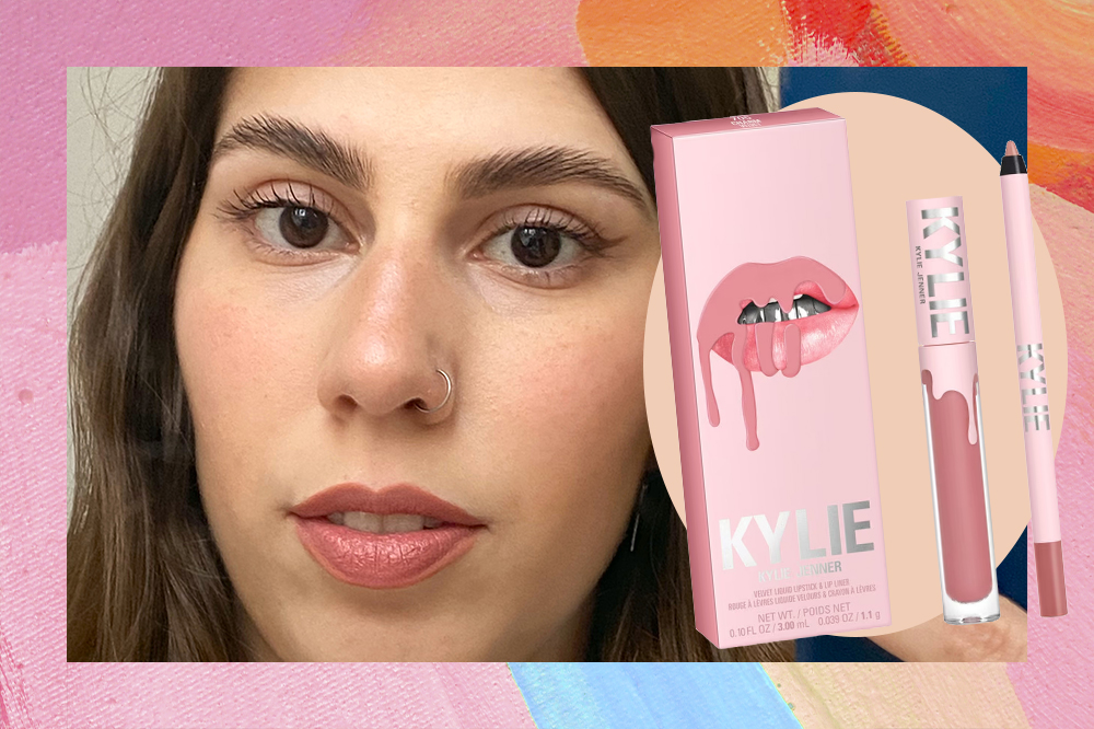 Repórter Sofia Duarte testa novo lip kit da Kylie Jenner