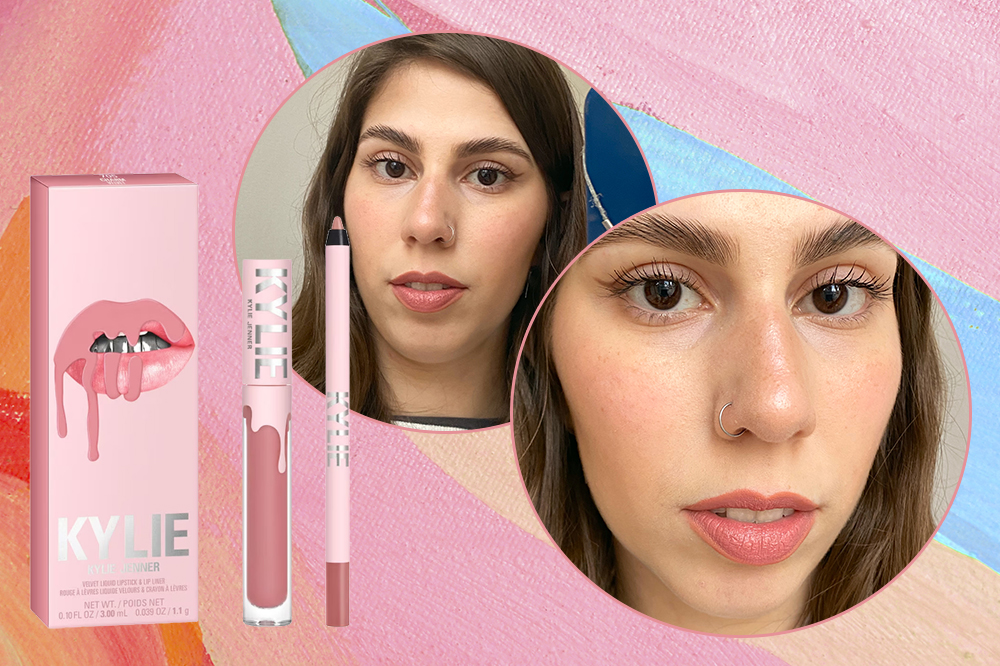 testando-lip-kit-kylie-jenner-maquiagem-02 Repórter Sofia Duarte testa novo lip kit da Kylie Jenner